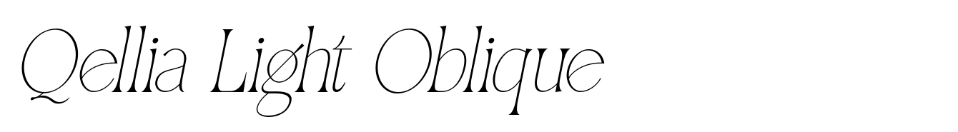 Qellia Light Oblique